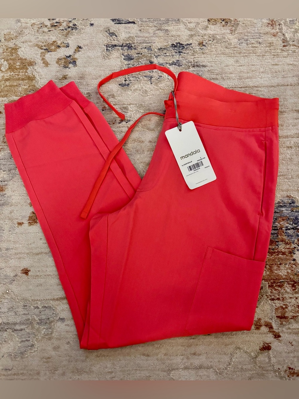 NWT! Mandala Paradise Pink Scrub Pants